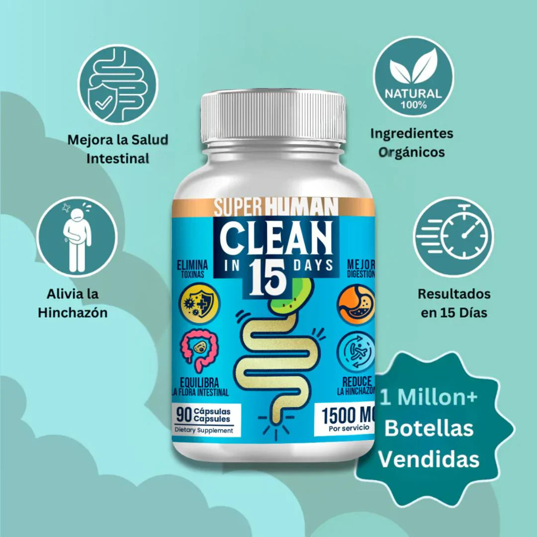 Clean15™ Limpieza Completa Estomacal en 15 días